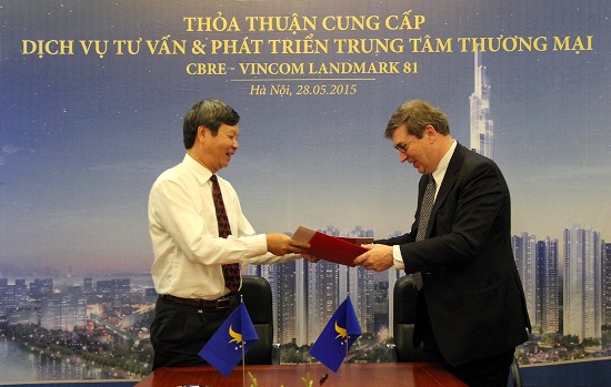 VINGROUP chọn CBRE là đối tác tư vấn chiến lược và tiếp thị 